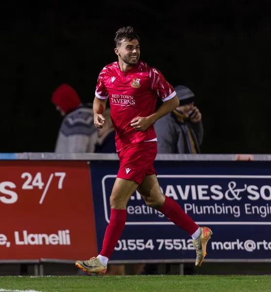 Ethan Cann was two-goal Welsh Cup hero for Llanelli Town against shell shocked Haverfordwest County